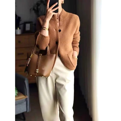 Elsa - Giacca Elegante in Mistura di Lana