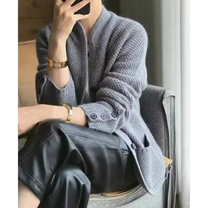 Elsa - Giacca Elegante in Mistura di Lana