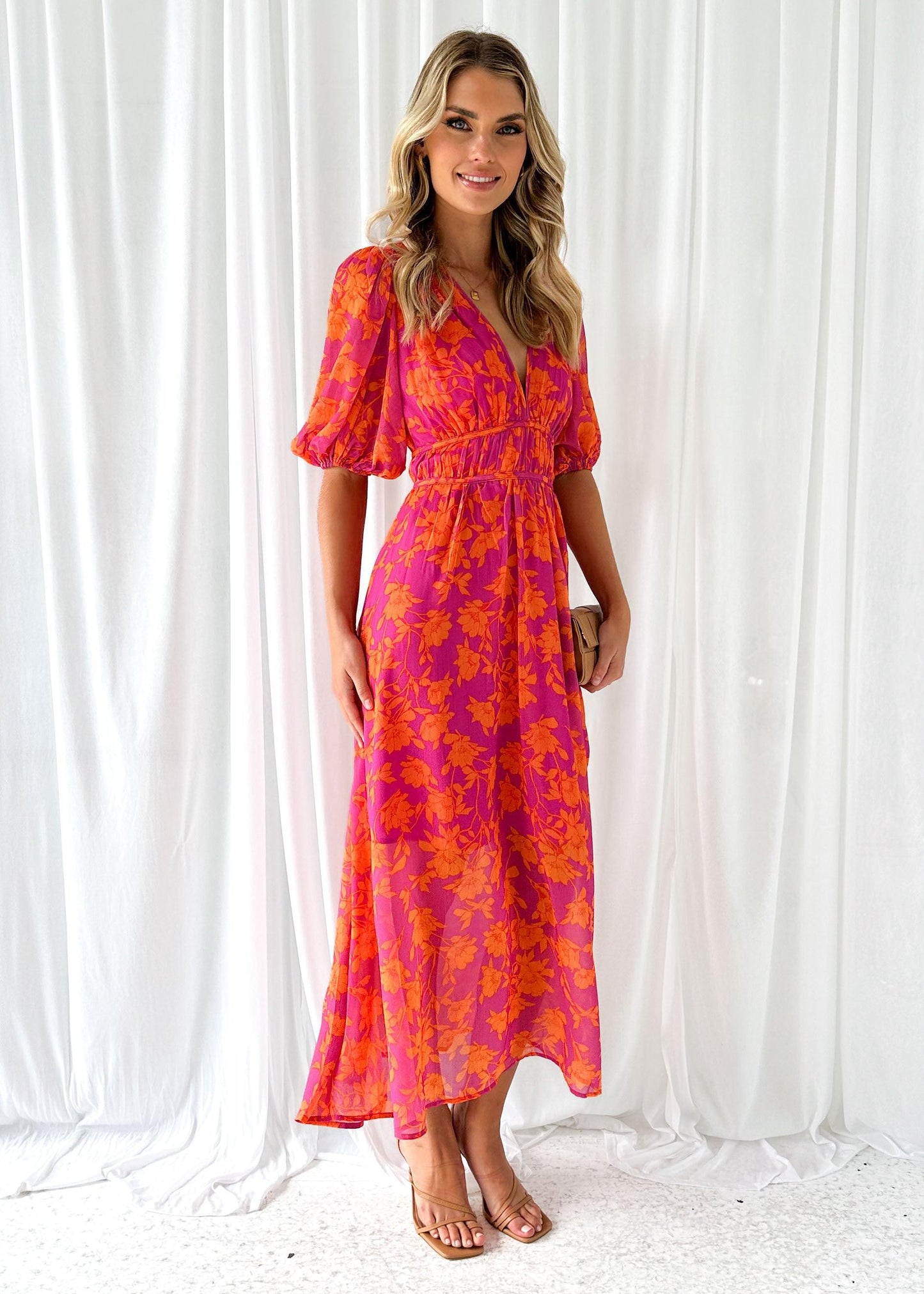 Kathy – Abito lungo con scollo a V