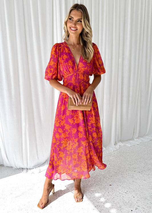 Kathy – Abito lungo con scollo a V