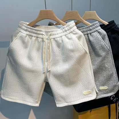 Carl – Shorts uomo motivo spina di pesce