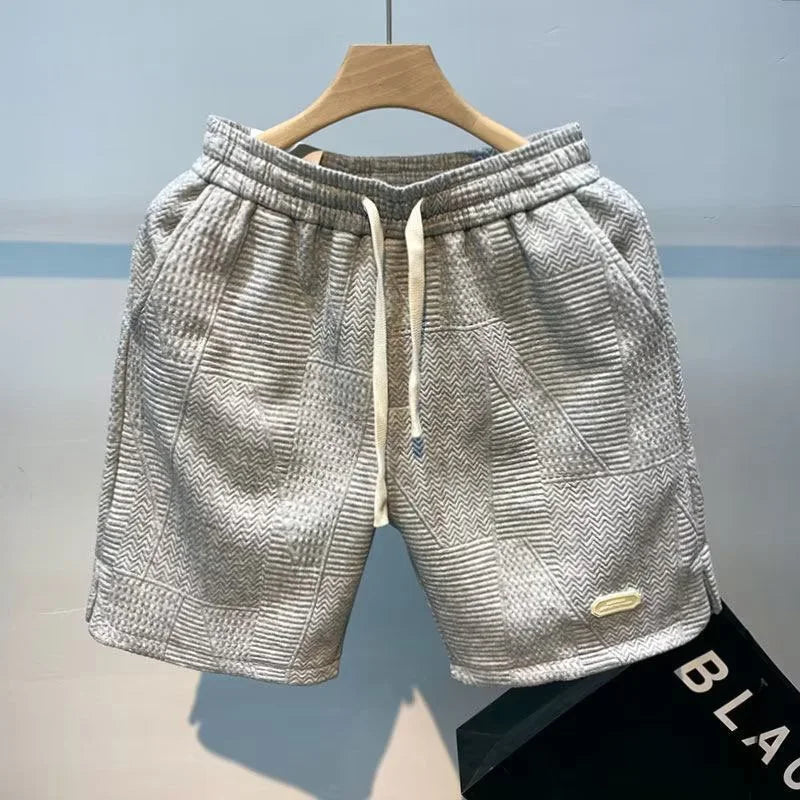 Carl – Shorts uomo motivo spina di pesce
