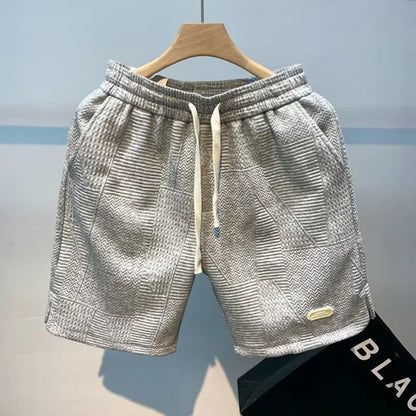 Carl – Shorts uomo motivo spina di pesce