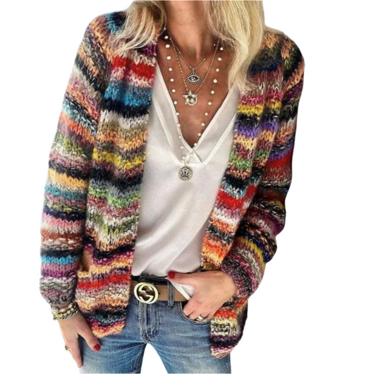 Margaux - Giacca a maglia colorata e alla moda