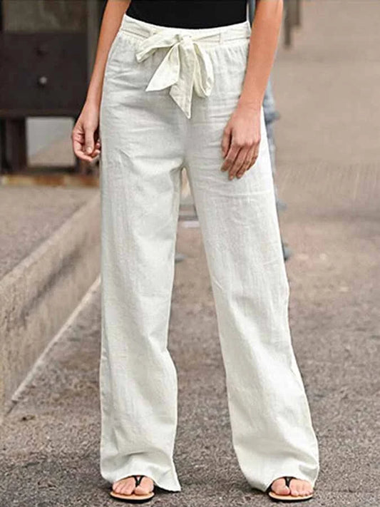 Loreen - Pantaloni in lino per donna
