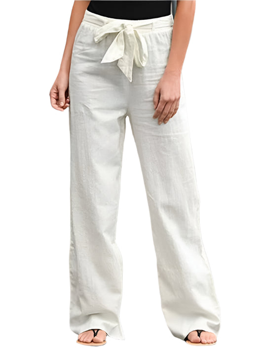 Lauren - Pantaloni in Lino dal Comfort Senza Sforzo