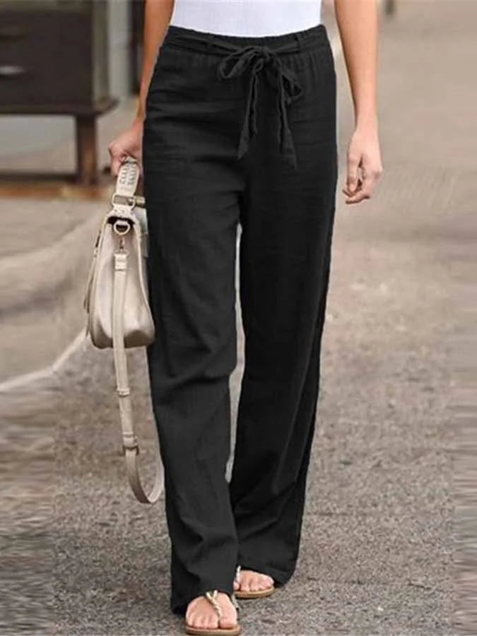 Lauren - Pantaloni in Lino dal Comfort Senza Sforzo