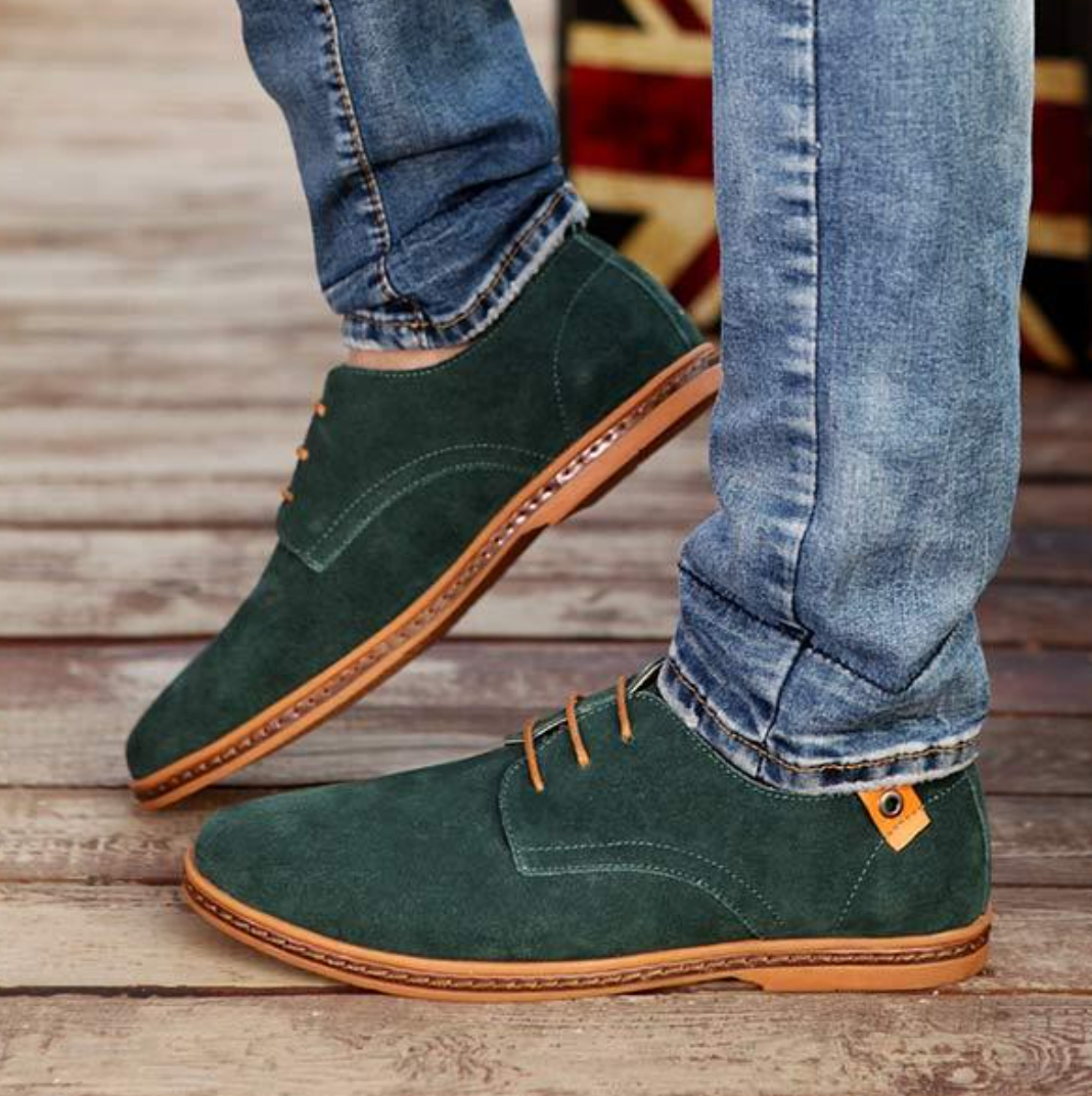 Maximo – Eleganza Classica in Pelle Scamosciata