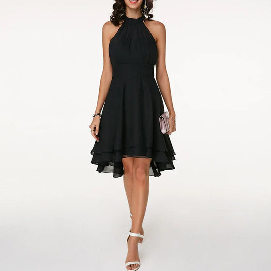 Lucy – Abito Elegante e Fluttuante con Delicate Rouches