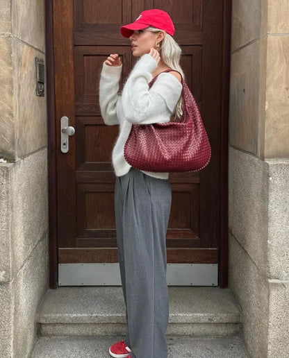 Borsa Intrecciata Trendy – Eleganza Stile per Ogni Giorno
