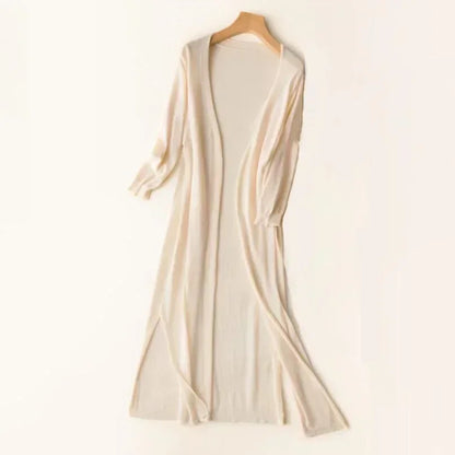 Meiko - Cardigan lungo di lusso e morbido