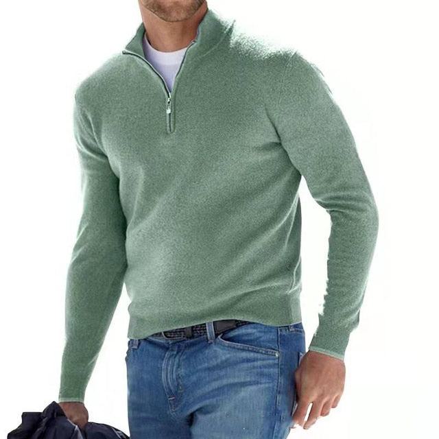 Placido - Uomo V-Scollo Zip Maglione