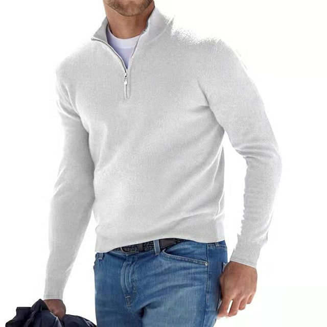 Placido - Uomo V-Scollo Zip Maglione