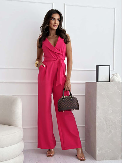 Jumpsuit senza maniche – Fit elegante con tessuto lussuoso