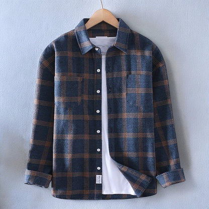 Brent - Camicia Button-Down a Quadri per Tutto il Giorno