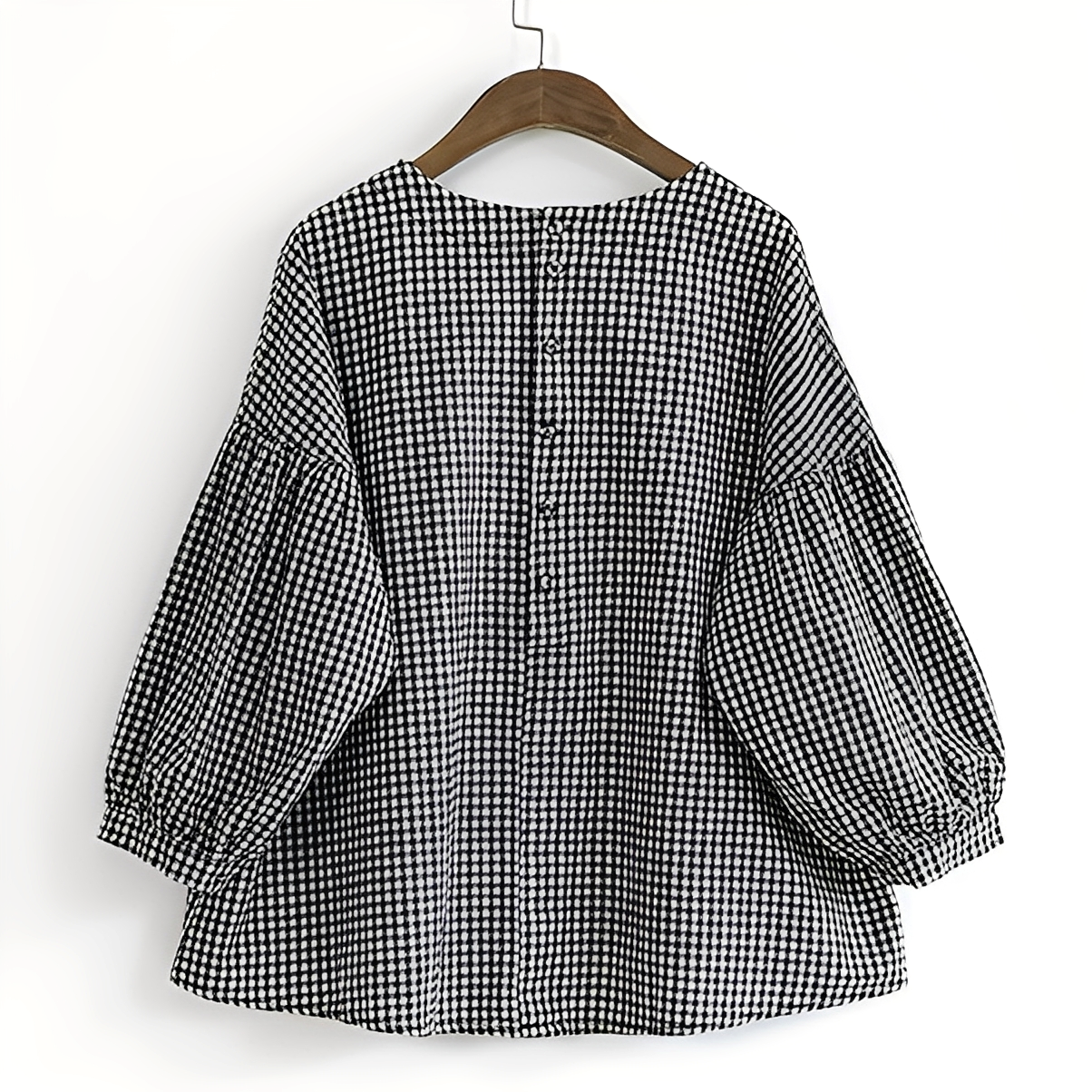 Tahlia - Camicia casual a quadri con design irregolare per donne