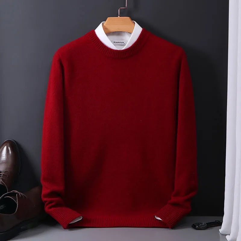 Jean - Pullover classico in cashmere per uomo