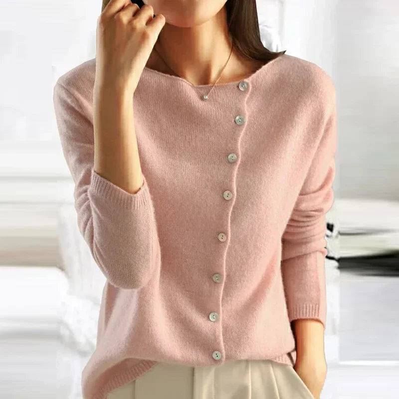 Zuri – Maglione Elegante con Bottoni