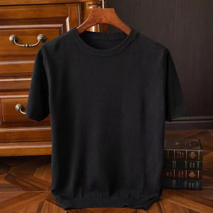 Rick - T-shirt in Cashmere Morbido per Comfort Tutto il Giorno
