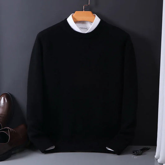 Jean - Pullover classico in cashmere per uomo