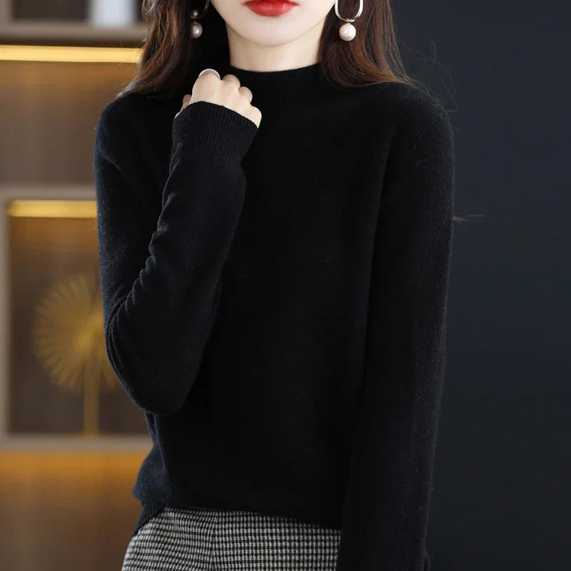 Carlotta – Pullover elegante con motivo a treccia