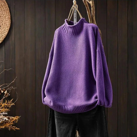 Therese - Maglione Collo Alto Chic e Confortevole