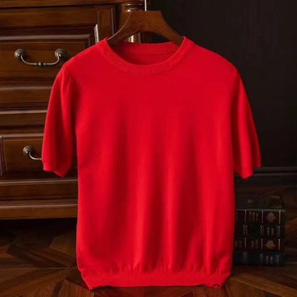 Rick - T-shirt in Cashmere Morbido per Comfort Tutto il Giorno