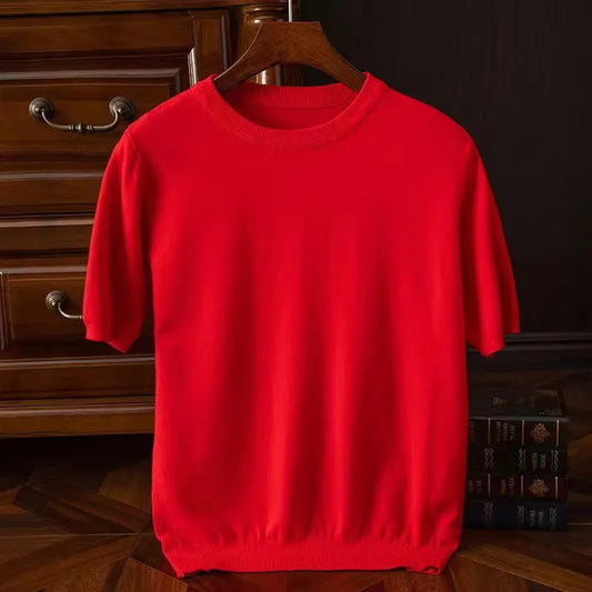 Rick - T-shirt in Cashmere Morbido per Comfort Tutto il Giorno