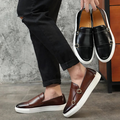 Jerald - Mocassini in pelle dallo stile casual per uomo