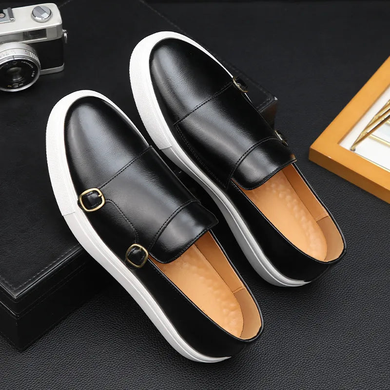 Jerald - Mocassini in pelle dallo stile casual per uomo