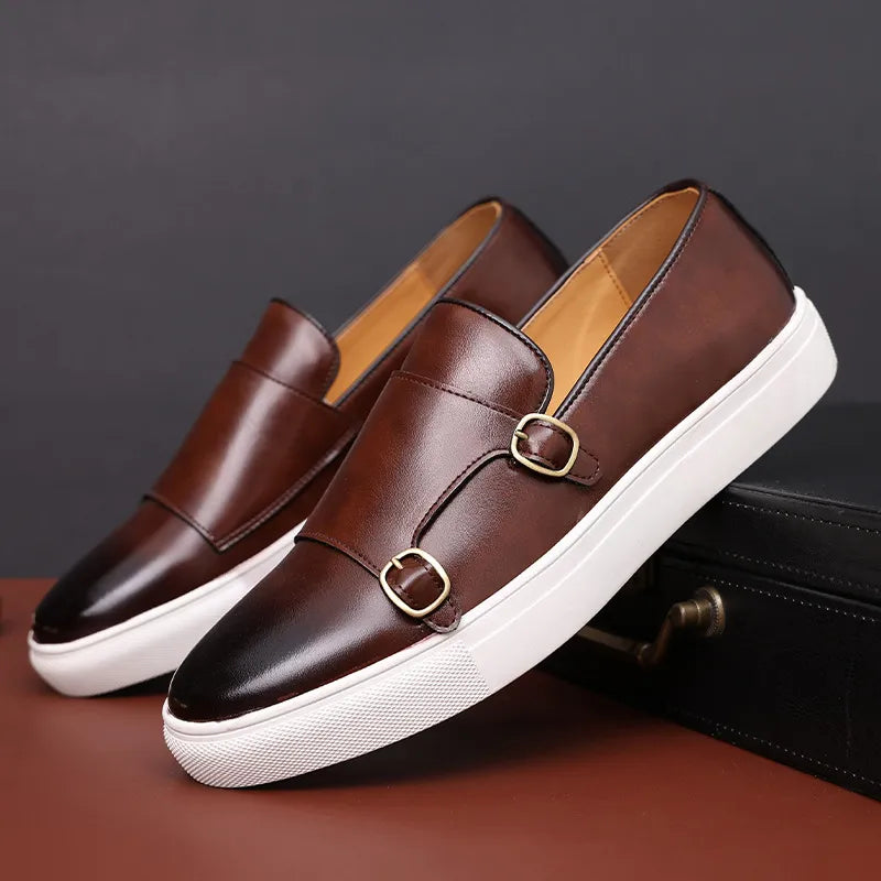 Jerald - Mocassini in pelle dallo stile casual per uomo