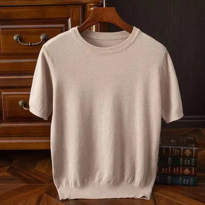 Rick - T-shirt in Cashmere Morbido per Comfort Tutto il Giorno