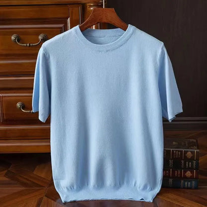 Rick - T-shirt in Cashmere Morbido per Comfort Tutto il Giorno