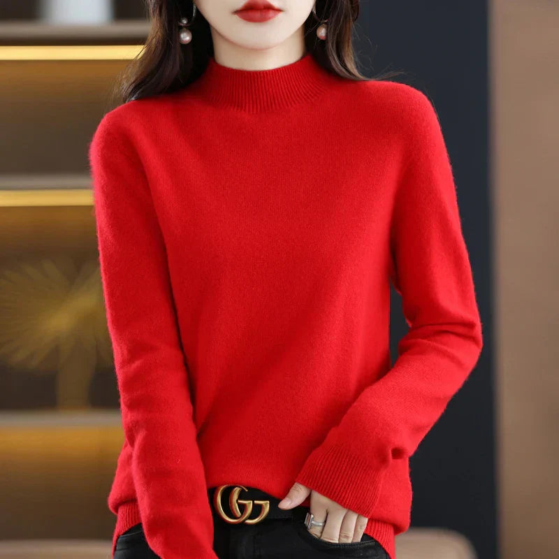 Carlotta – Pullover elegante con motivo a treccia