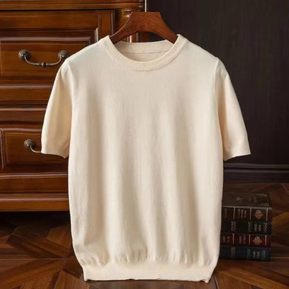 Rick - T-shirt in Cashmere Morbido per Comfort Tutto il Giorno