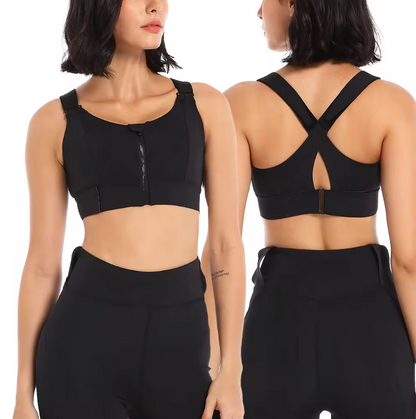 Bea - Reggiseno Zip-Up Performante per Donne Attive