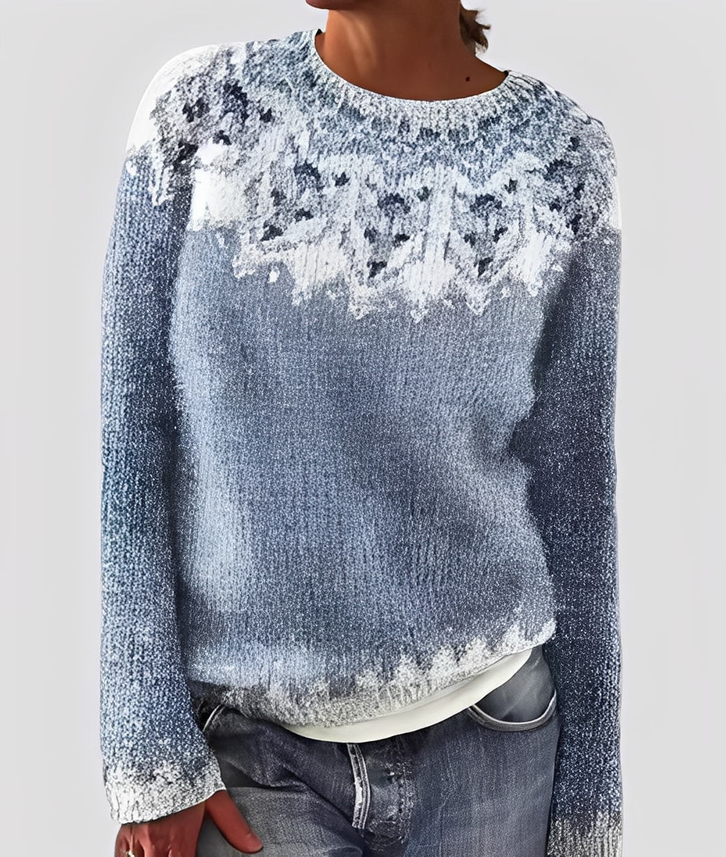 Christal - Raffinato maglione di lana dal design morbido per donne