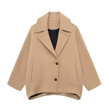 Rosalee - Cappotto corto elegante in lana per donna