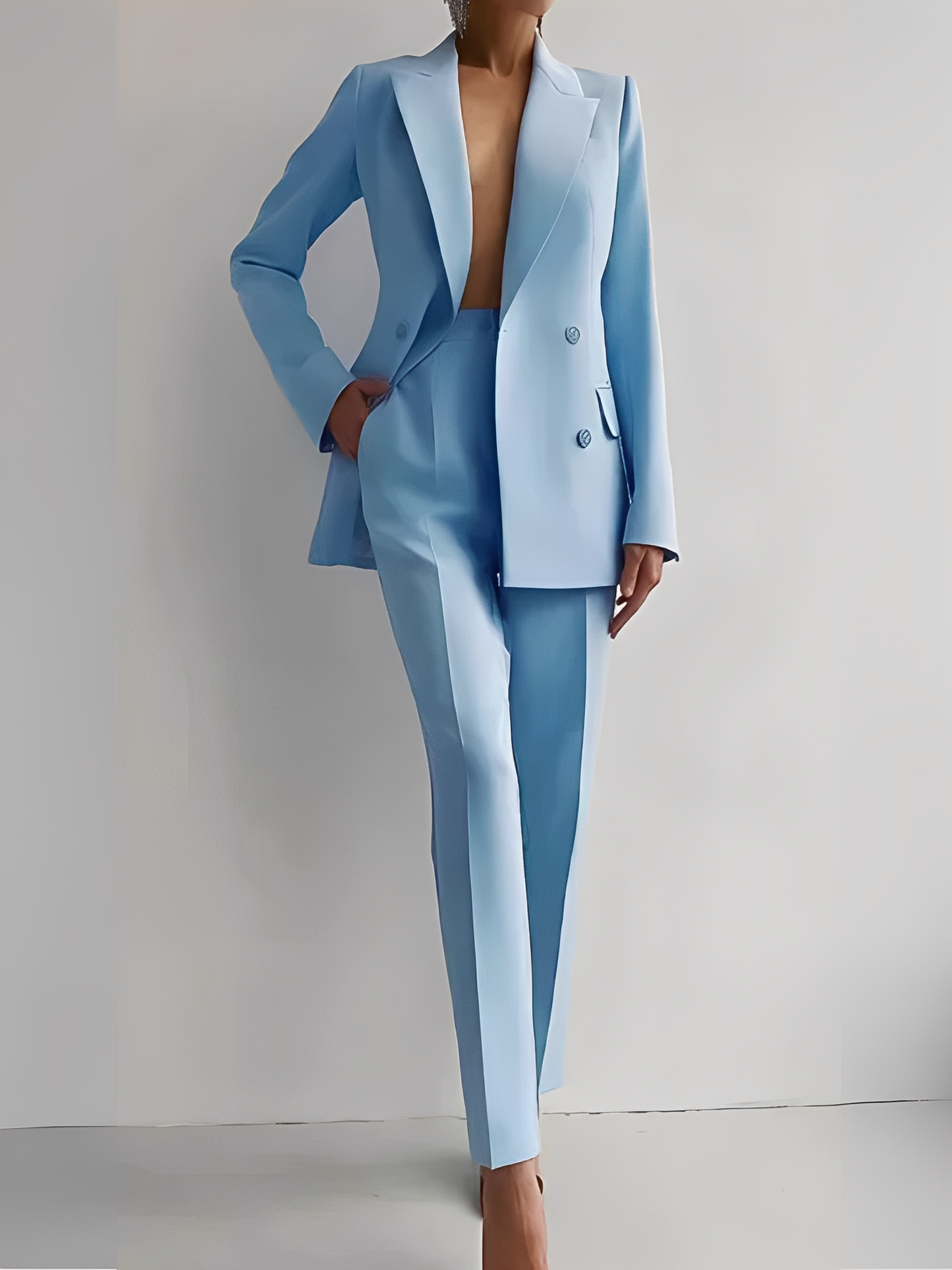 Nydia - Completo formale slim-fit di giacca e pantaloni per donne