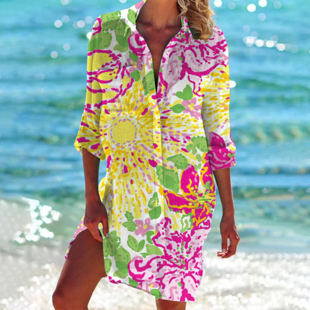Indira – Classico Abito Camicia