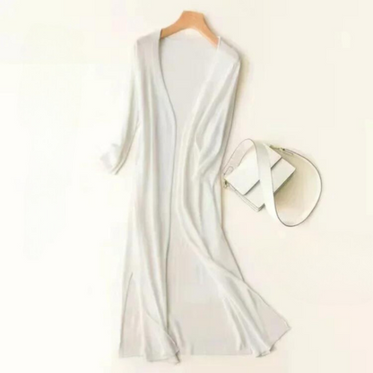 Meiko - Cardigan lungo di lusso e morbido