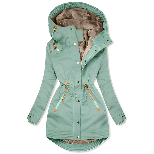 Carolyn - Elegante giacca parka impermeabile da donna