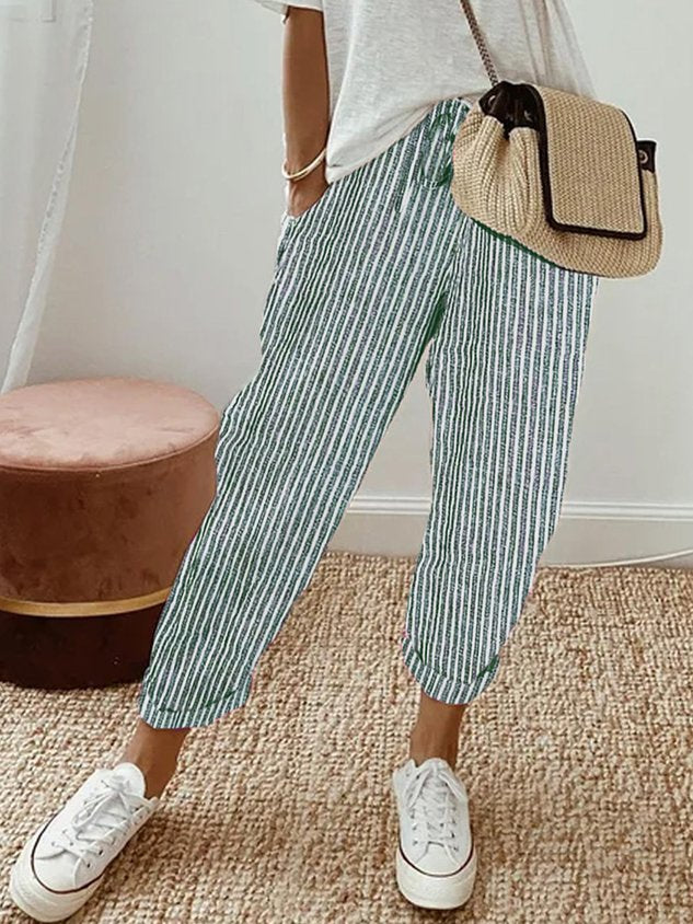 Mel - Pantaloni in Lino Ultima Moda per l'Estate