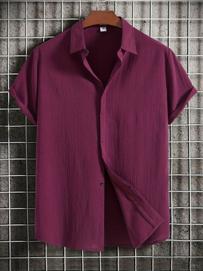 Joshua - Camicia a Maniche Corte Elegante e Senza Sforzo