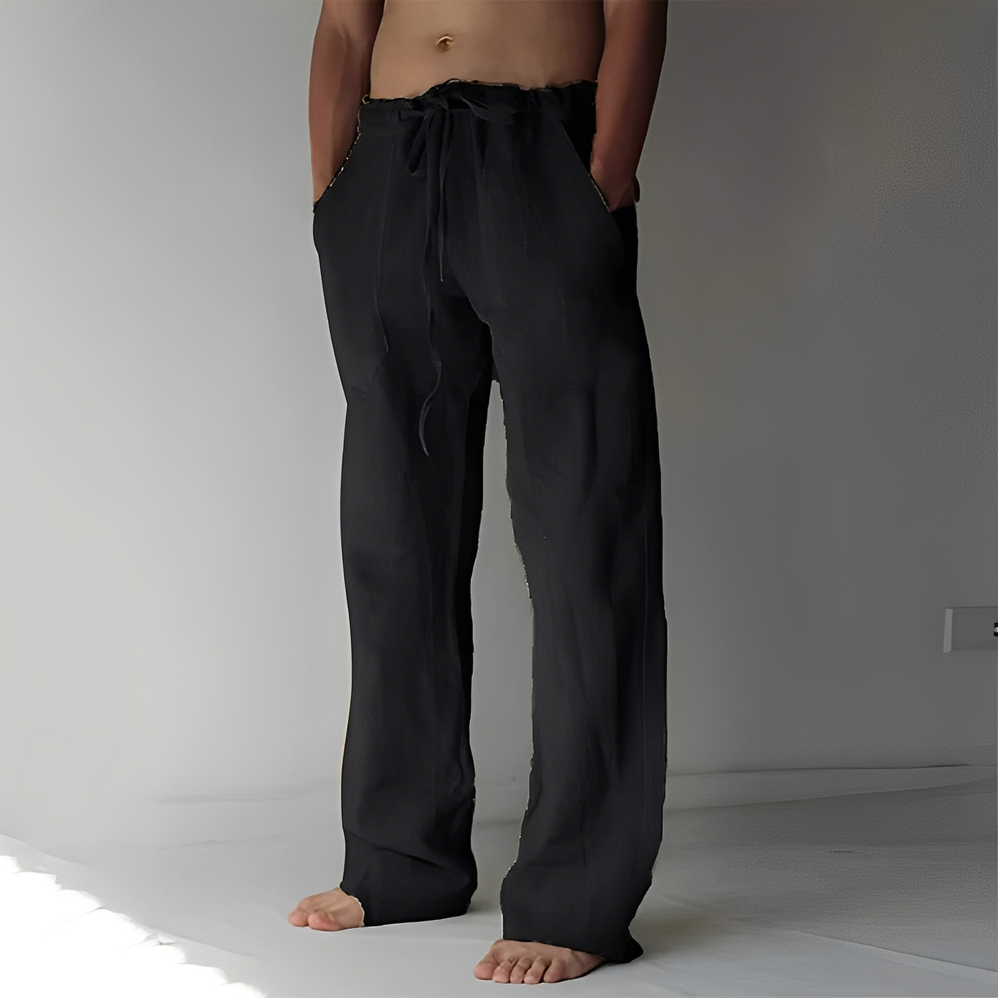 Arthur – Baggy pantaloni di lino per uomo