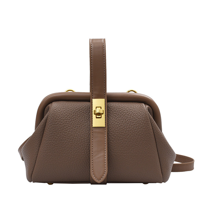Ariel - Borsa a spalla con chiusura a lucchetto versatile