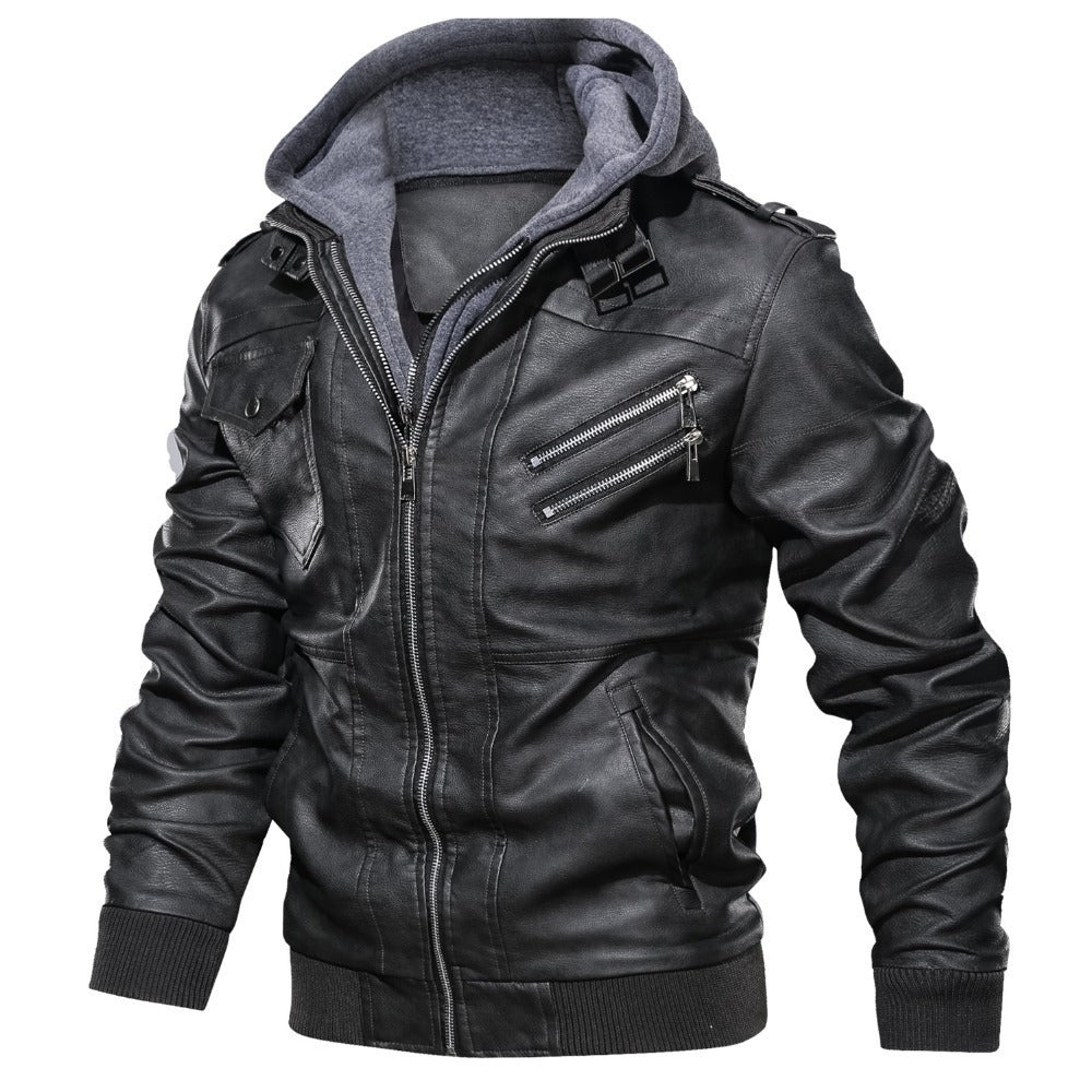 Dominic – Giacca Moto Urban Style in Ecopelle