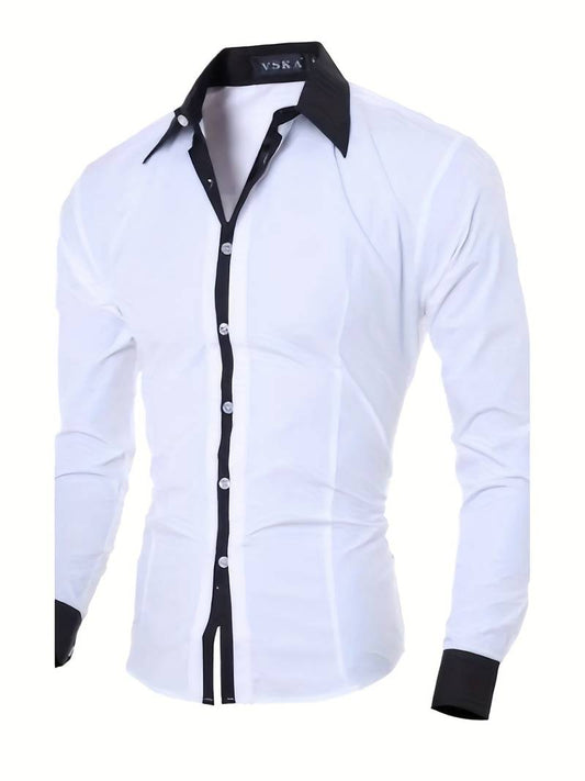 Tonie – Camicia Elegante con Contrasto dal Taglio Moderno
