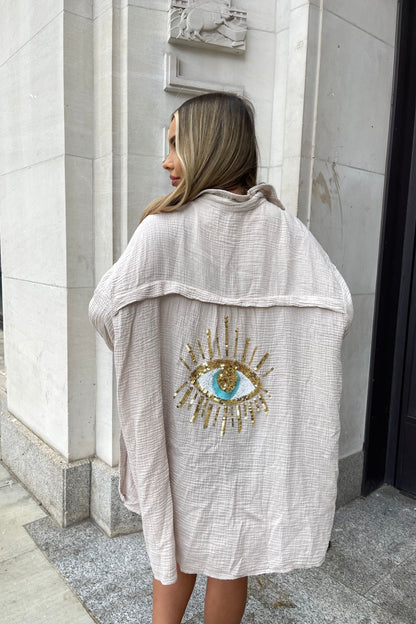 Giada – Kimono Ricamato Oversize