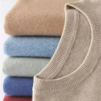 Jean - Pullover classico in cashmere per uomo